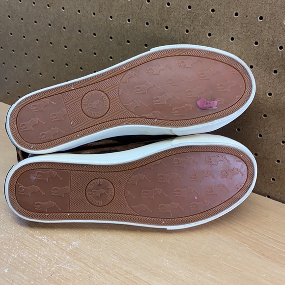 Polo Ralph Lauren Harbour Hi Women’s Size 7.5 Sneakers Animal Fur - Picture 9 of 12